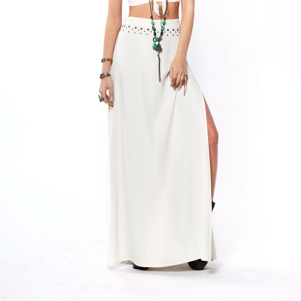 Rare For Love & Lemons High-Waisted Maxi Skirt